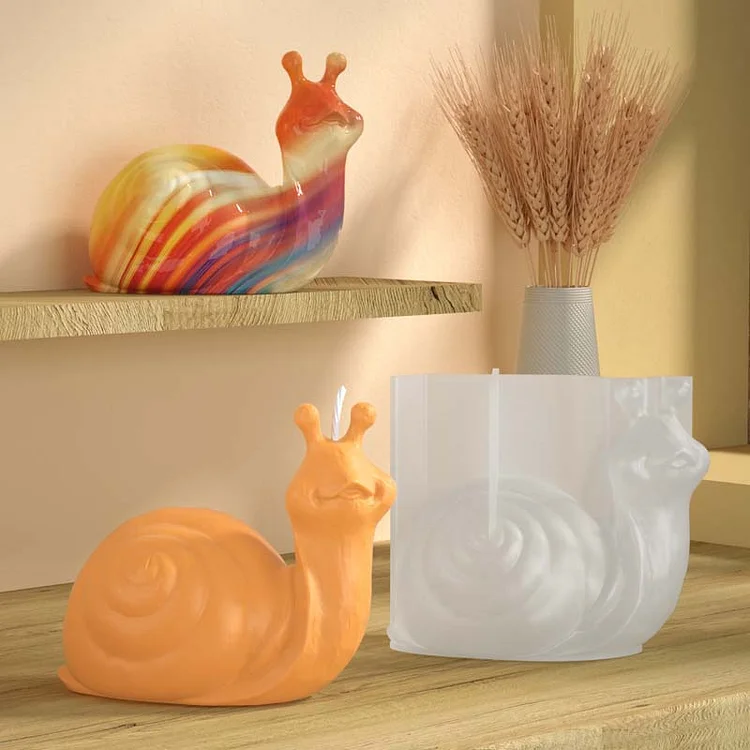 3D Snail Decorative Ornament Silicone Mold CrazyMold