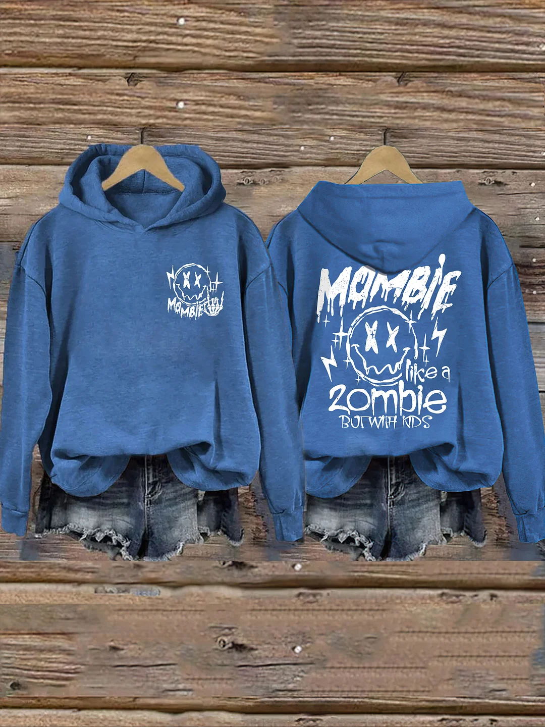 Mombie Like A Zombie But With Kids Hoodie