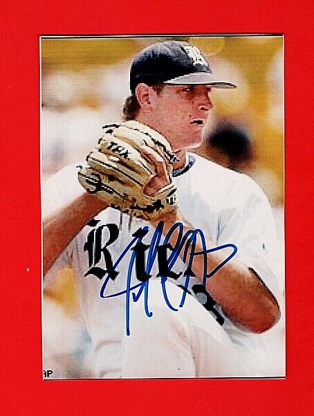 2008-12 JEFF NEIMANN-TAMPA BAY REYS AUTOGRAPHED COLOR 3.5 X 5.5 Photo Poster painting