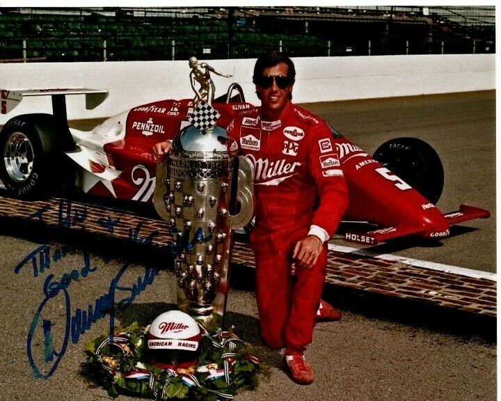 DANNY SULLIVAN Autographed Signed INDY 500 BORG WARNER Photo Poster paintinggraph - To John