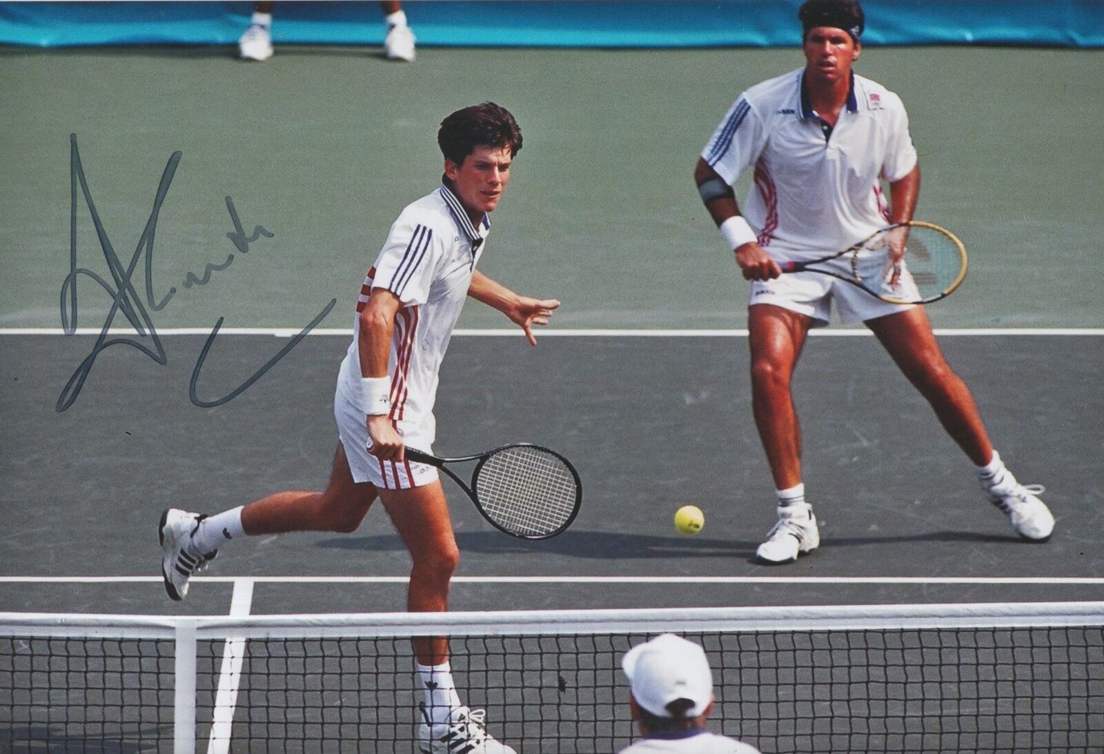 Tim Henman Hand Signed Olympics 12x8 Photo Poster painting 1.