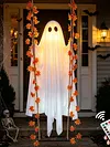 Halloween Giant Hanging Ghost LED Decoration 13ft Adjustable Height