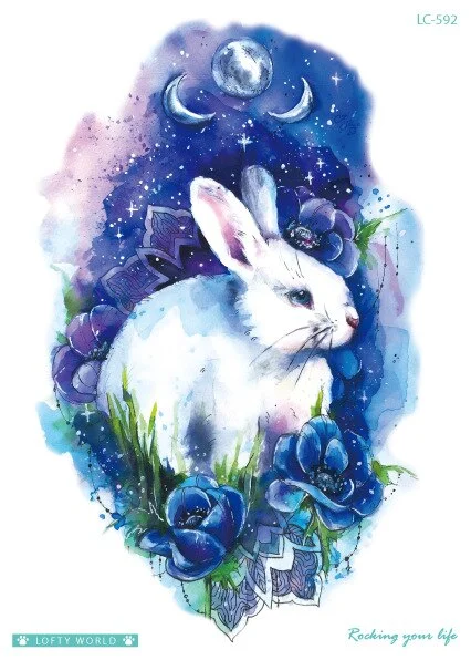 Sdrawing Transfer fake tattoo Waterproof Temporary Tattoo sticker men women Tiger wolf tattoo flash tatto arm tatoo makeup sticker