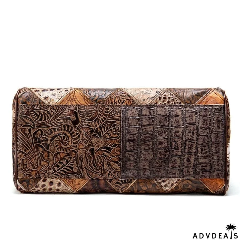 Fashionable Design Colorful Patchwork Large Capacity Handbag Shoulder Bag