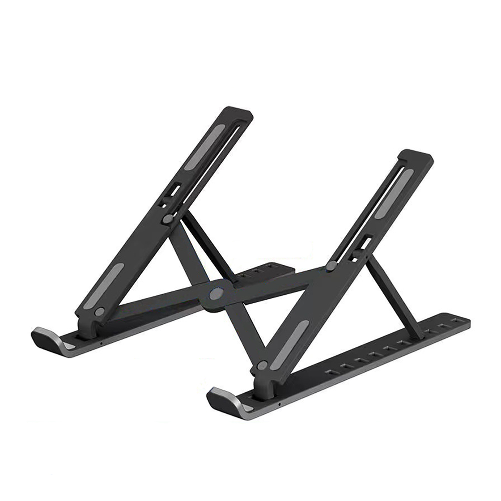 

Laptop Stand Holder, 10 Angles Adjustable, Tablet Riser, Foldable, Black, 501 Original