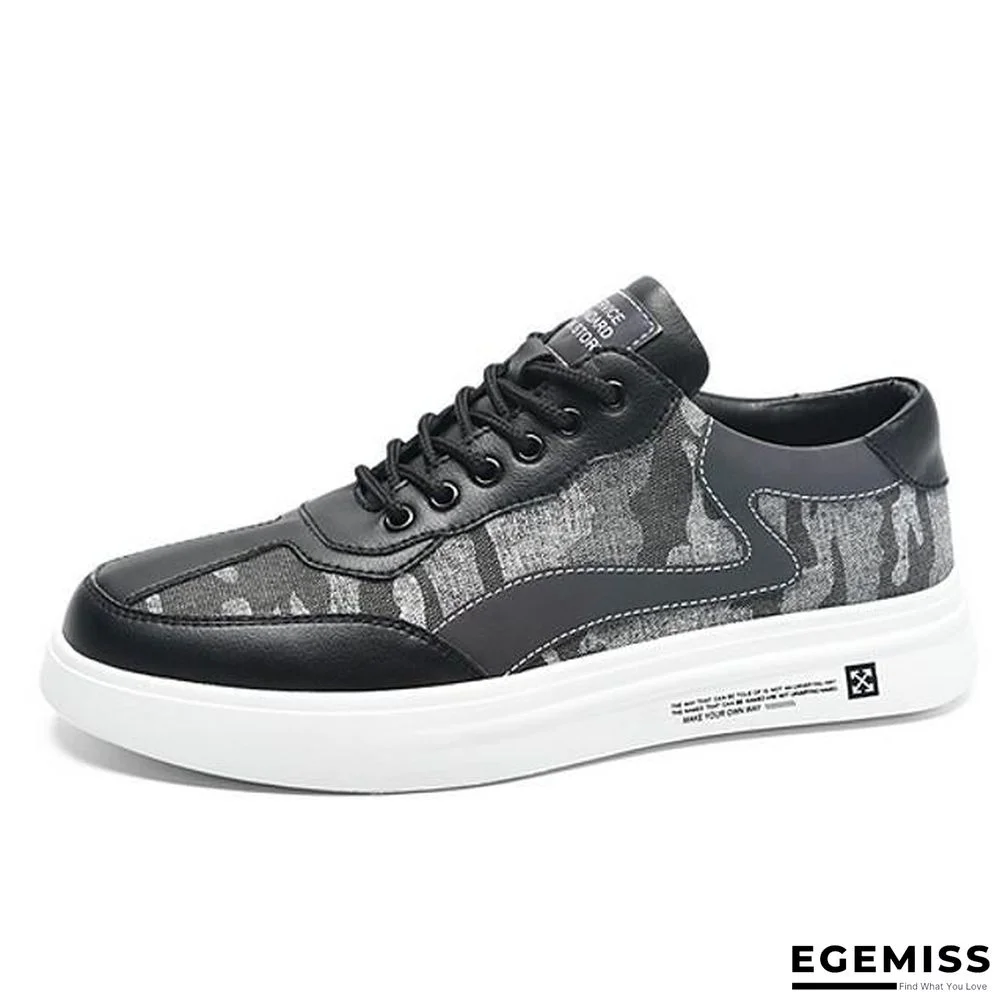 Men's Summer Daily Sneakers Mesh Black / Beige | EGEMISS