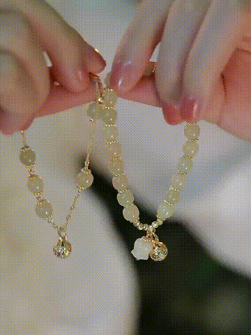2022 New Hetian Jade Bell Bracelet
