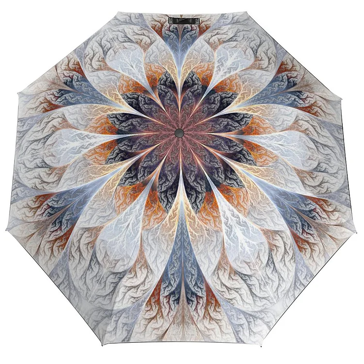 Personalized  Design 3 Fold Auto Umbrella Trendy Patterns