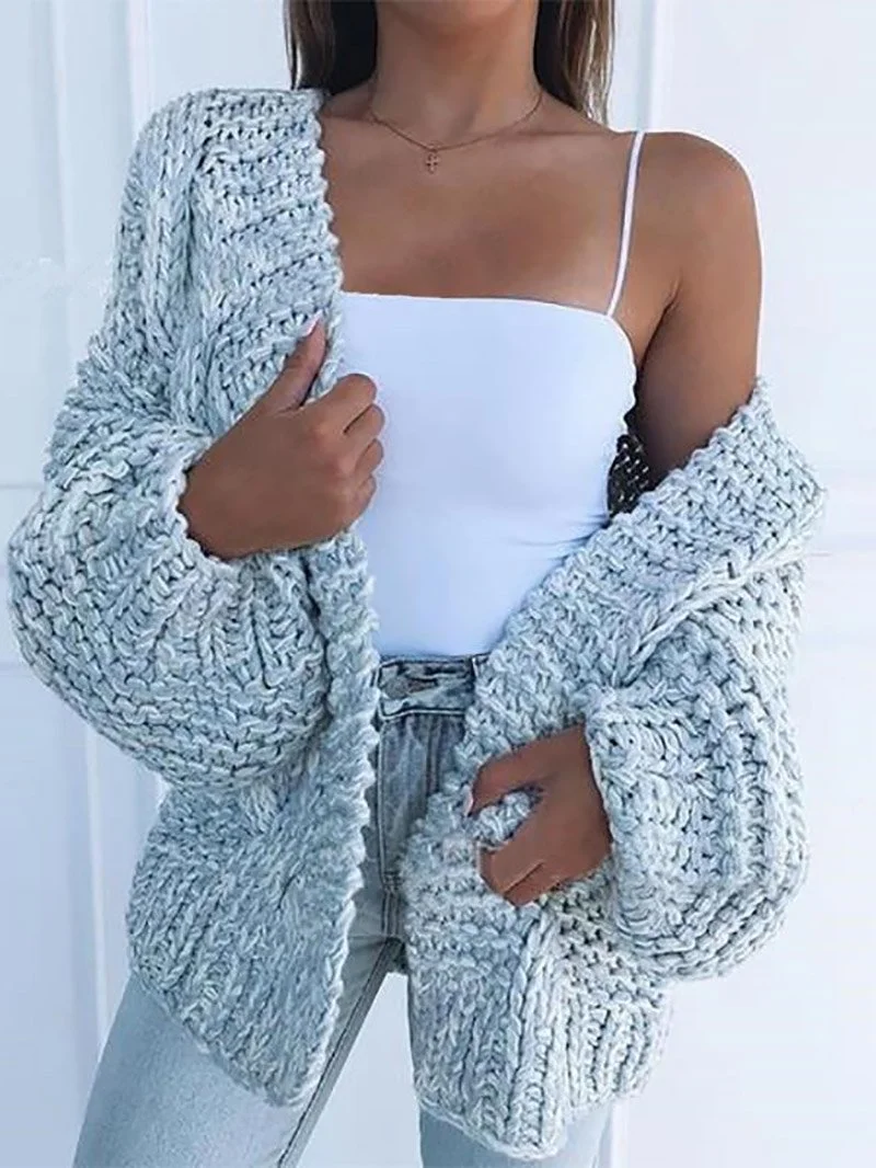 Women'S Fashion Casual Pendant Sleeves Cardigan Jacket