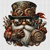 Steampunk Mechanical Gnome - 11CT Stamped Cross Stitch - 50*50cm