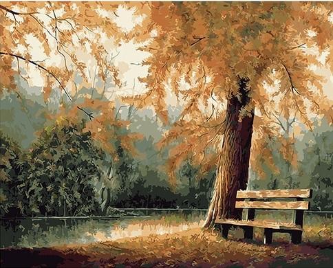 

Deserted Autumn Garden – Paint By Numbers - 40*50CM, 501 Original