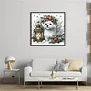 Christmas Puppy-11CT Stamped Cross Stitch 40*40cm/15.75*15.75in