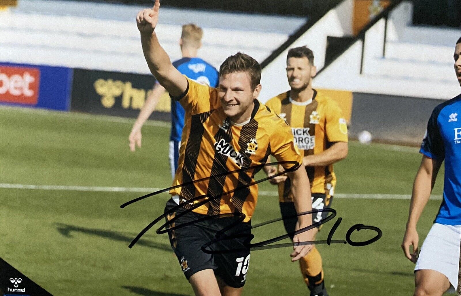 Paul Mullin Genuine Hand Signed Cambridge United 6X4 Photo Poster painting 6