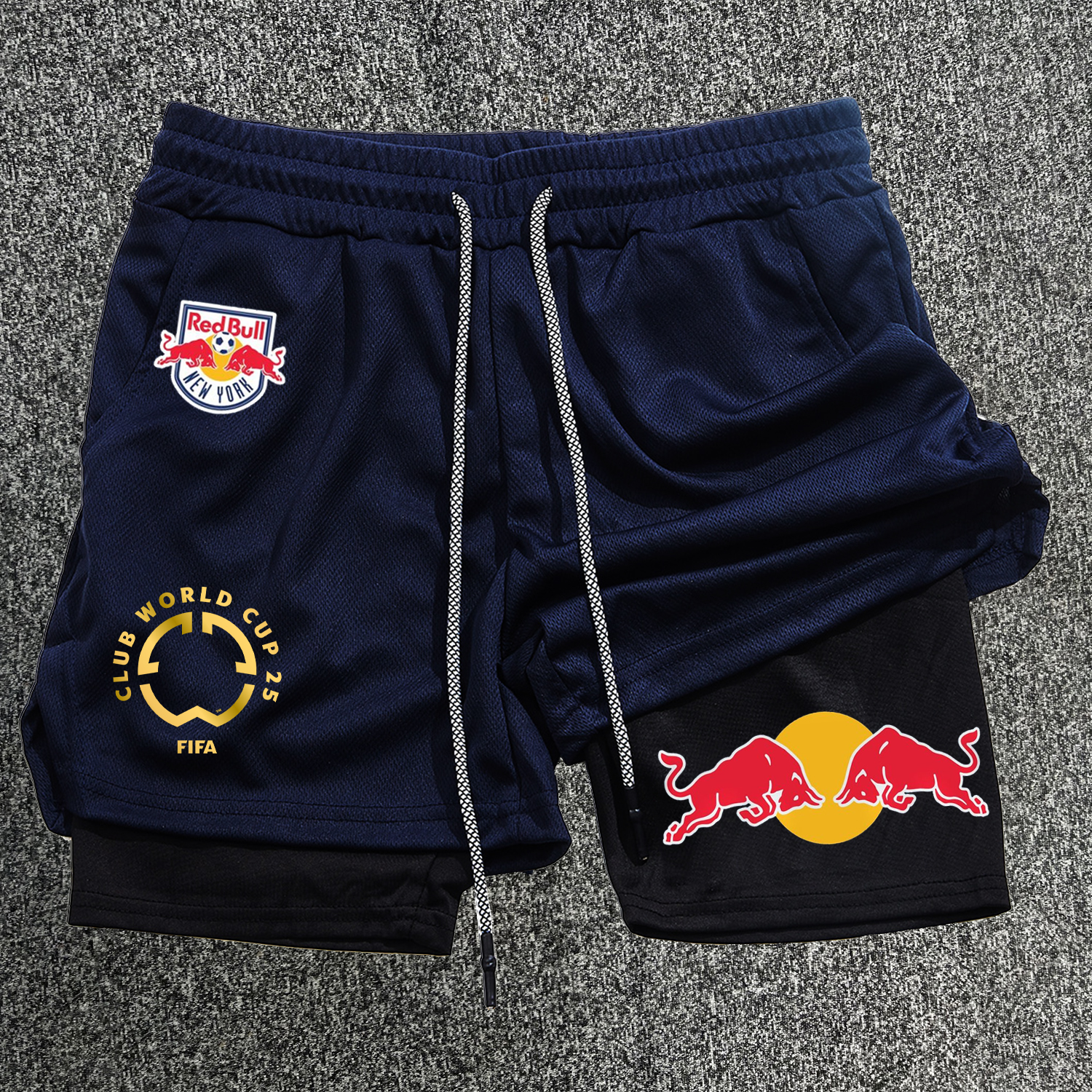 Fashion Football Print Training Shorts / TECHWEAR CLUB / Techwear