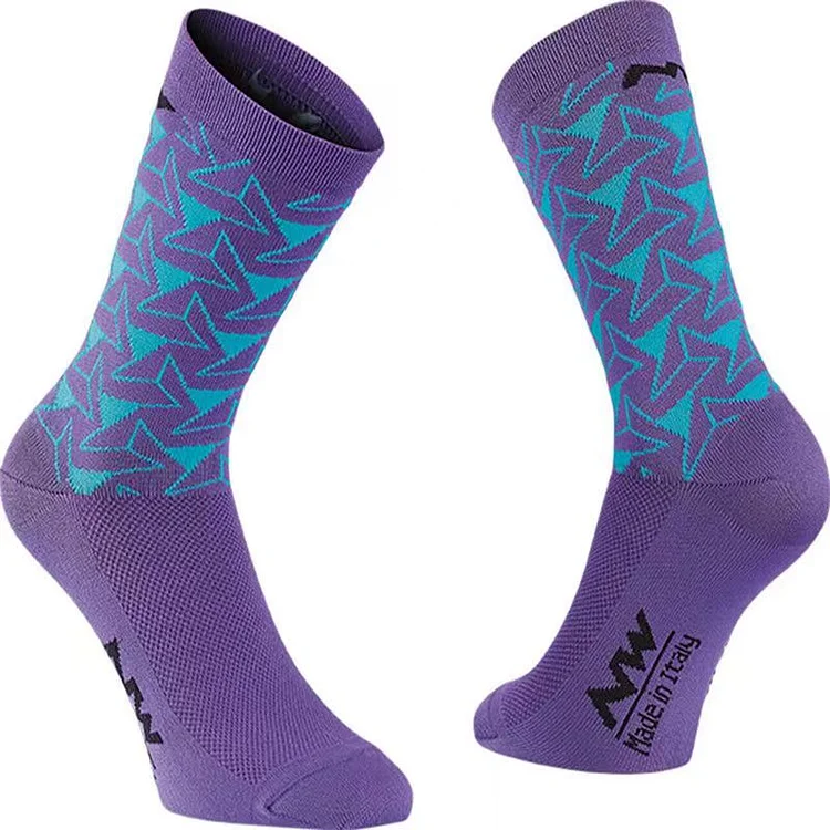 Major Purple Cycling Socks