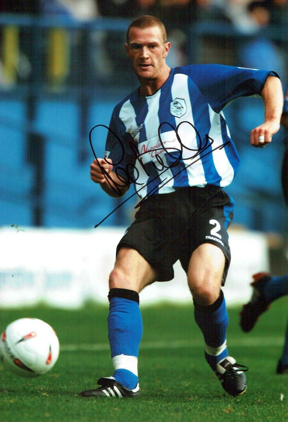 Lee BULLEN Signed Autograph 12x8 Sheffield Wednesday Owls Photo Poster painting 2 AFTAL COA