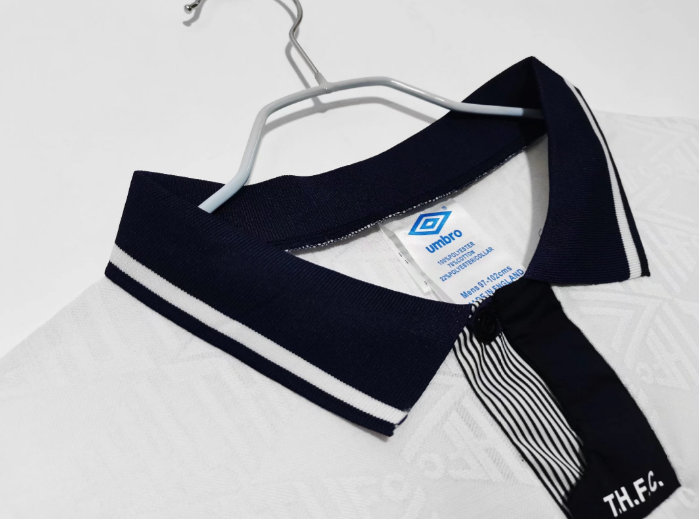 Retro 1991/1993 Tottenham Home Football T-Shirt Thai Quality