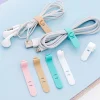 10 PACKS Silicone Cables Organizing Headphone Wire Tie 4in1 Daily Life Travel Charger Storaging Cable Tie
