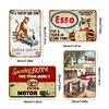 14pcs - Esso Gas Station Series - Vintage Metal Signs(8*12Inch)