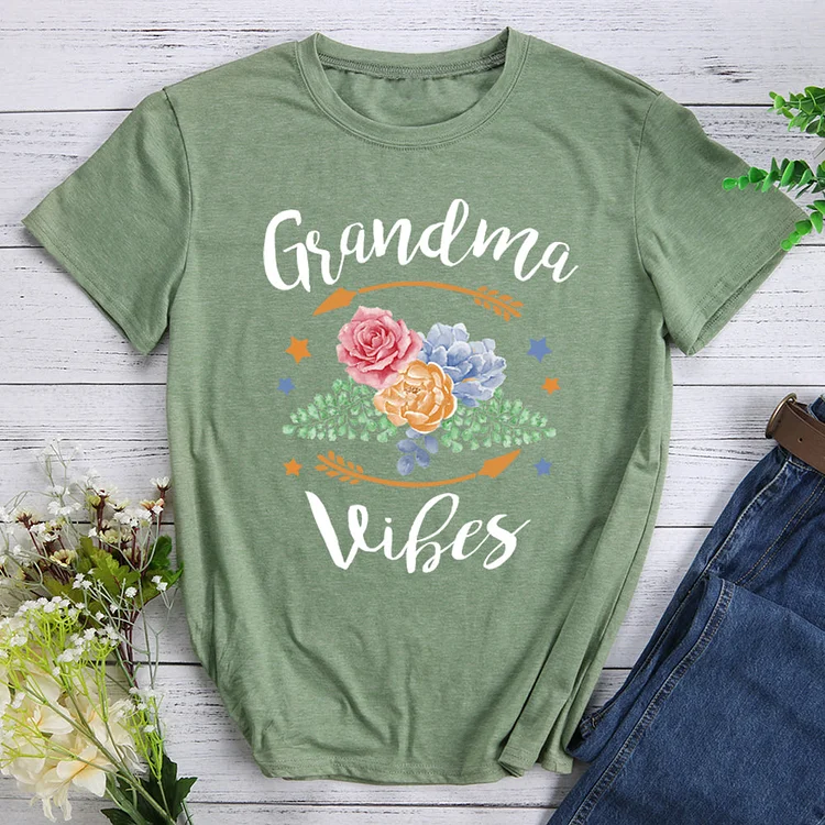 Grandma vibes t shirt tee