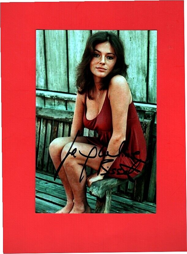 JACQUELINE BISSETT-HOLLYWOOD MOVIE ACTRESS- AUTOGRAPHED GLOSSY 4X6 Photo Poster painting