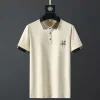 cotton lapel casual polo shirt