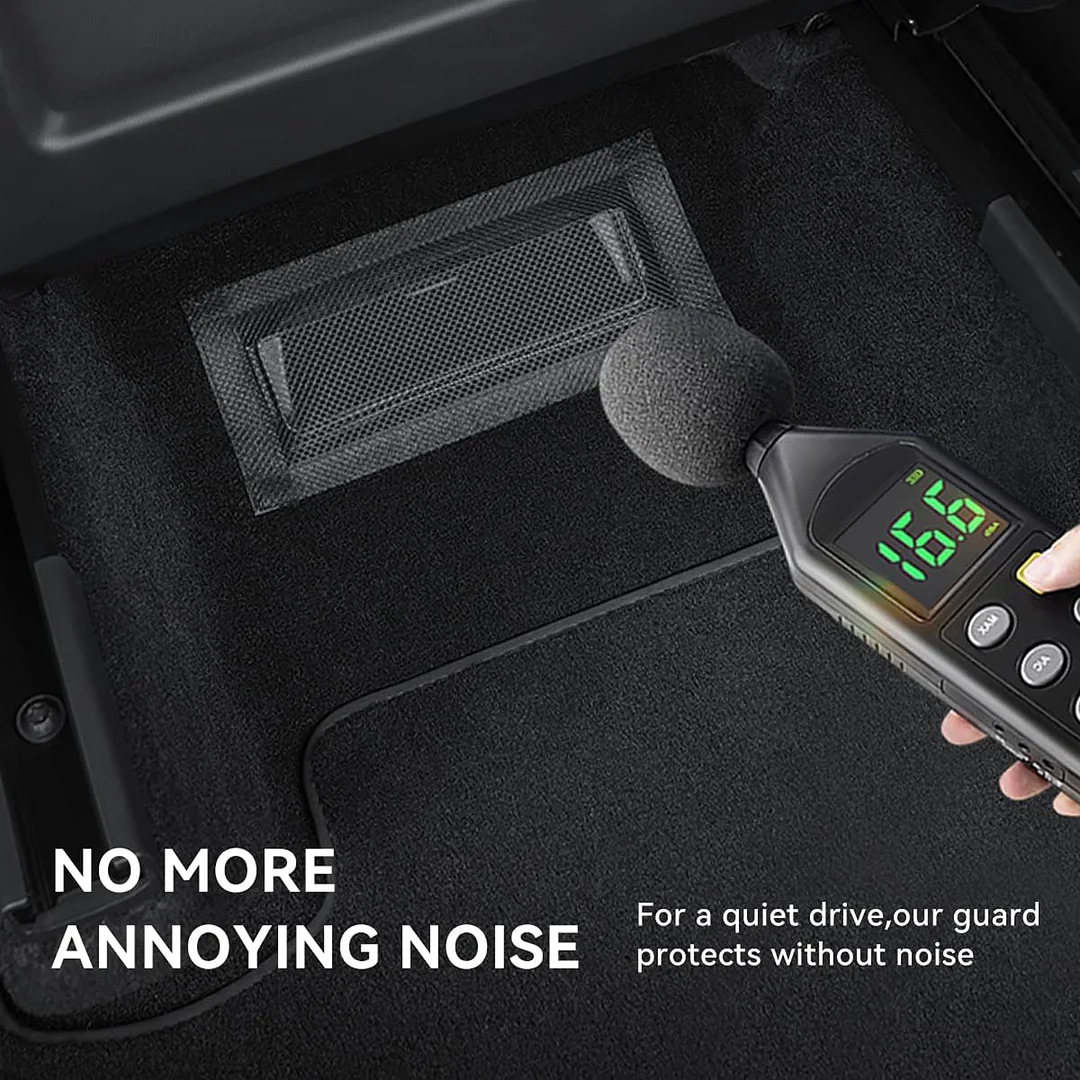 YONZEE Backseat Air Vent Cover, 2-Pack Rear Seat Airflow Outlet Protector with Upgraded Mesh and Velcro for Tesla Model 3/Y