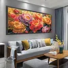 Flowers In Full Bloom-11CT Stamped Cross Stitch 200*93cm/78.74*36.61in (Big Size) tapestrymarket