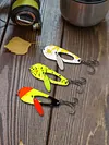 5Pcs 4g Metal Spoon Fishing Lures Spinner Bait for Bass Pike Fishing Accessories