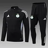 2025 Algeria National Team Half-Pull Training Suit Black Shirt Set