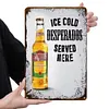 Bi&egrave;re Desparados - Panneaux en &eacute;tain m&eacute;tallique(20*30cm/30*40cm)