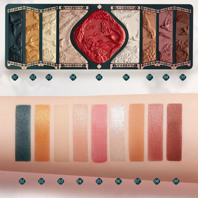 😍😍Embossed makeup palette/👁carved eyeshadow palette high gloss