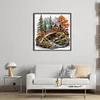 Four Seasons Scenery Autumn-11CT Stamped Cross Stitch 50*50cm/19.69*19.69in tapestrymarket