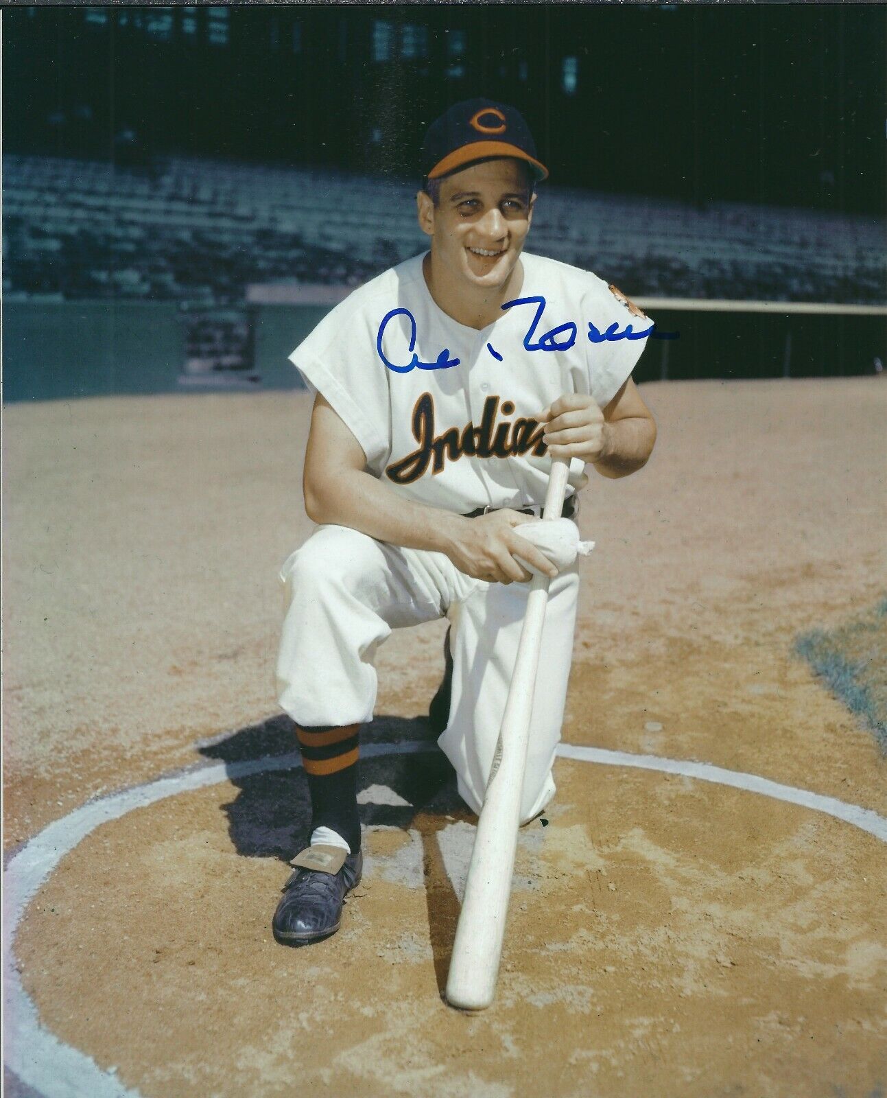 Signed 8x10 AL ROSEN Cleveland Indians Autographed Photo Poster painting - COA