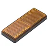 10pcs/set Amber Orange Stick on Adhesive Reflectors IP67 for Trailer Truck