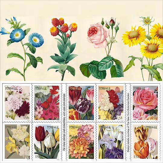 Botanical Art Stamps 2016