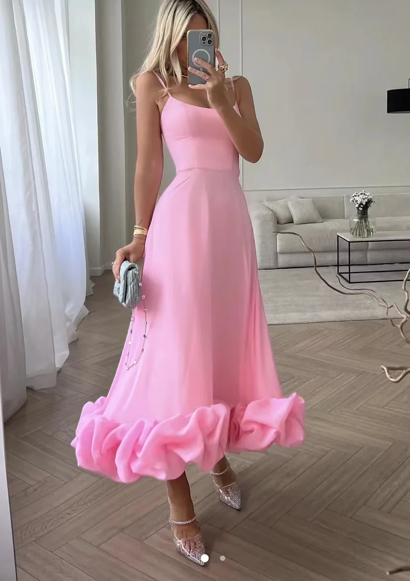 Abebey-nye outfits Vintage Evening Party Dresses Women Vestidos Solid Off The Shoulder Slim Big Swing Strapless Long Vestidos Women's Bodycon Dress-back to school dress 2025