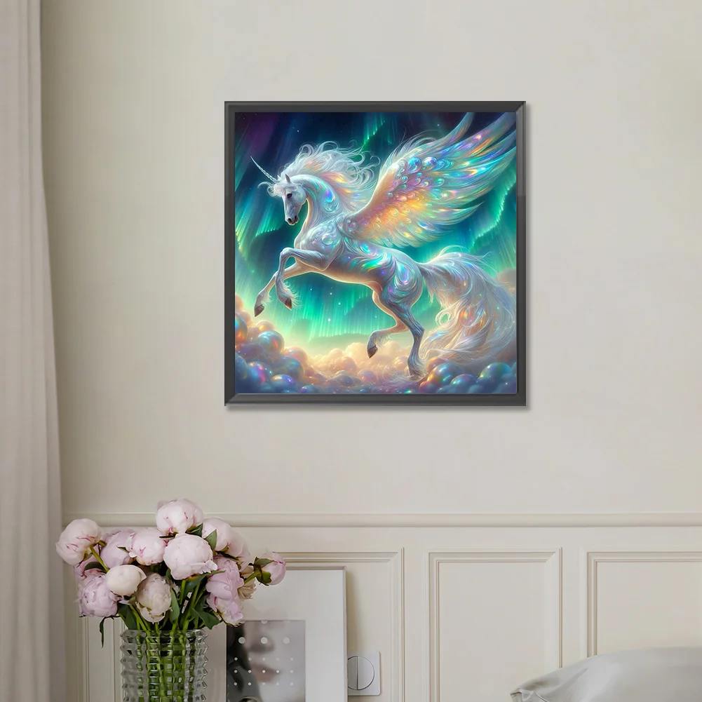 Diamond Painting - Full Round Drill - Dream Unicorn(Canvas|30*30cm)