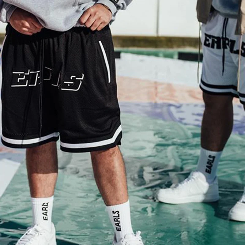 Basketball Breathable Mesh Men's Fitness Gym Shorts-VESSFUL