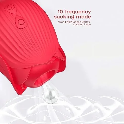 The Rose Toy With Mini Bullet Sucking Vibrator