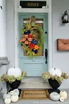 🔥Fall Hot Sale 49% Off🔥Extra Large Fall Pumpkins Wreaths for Front Door-mysite-Adracos