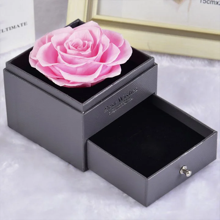 Eternal flower acrylic jewelry box - Basic gift box-Only box