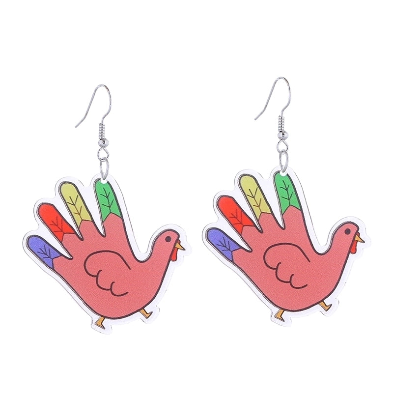 1 Pair Cute Funny Streetwear Geometric Arylic Copper Earrings