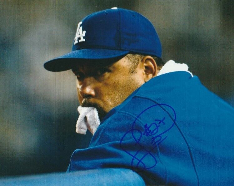 JOSE LIMA SIGNED LOS ANGELES LA DODGERS BASEBALL PITCHER 8x10 Photo Poster painting! Autograph