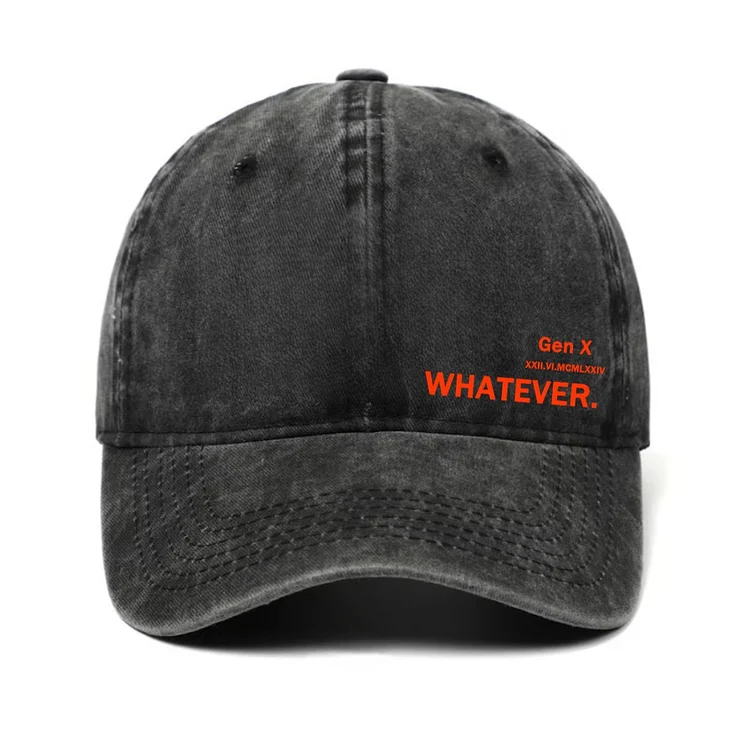 Whatever Customized birthday Roman numerals Gen X nostalgic Cap,Birthday Gift Idea By Hat