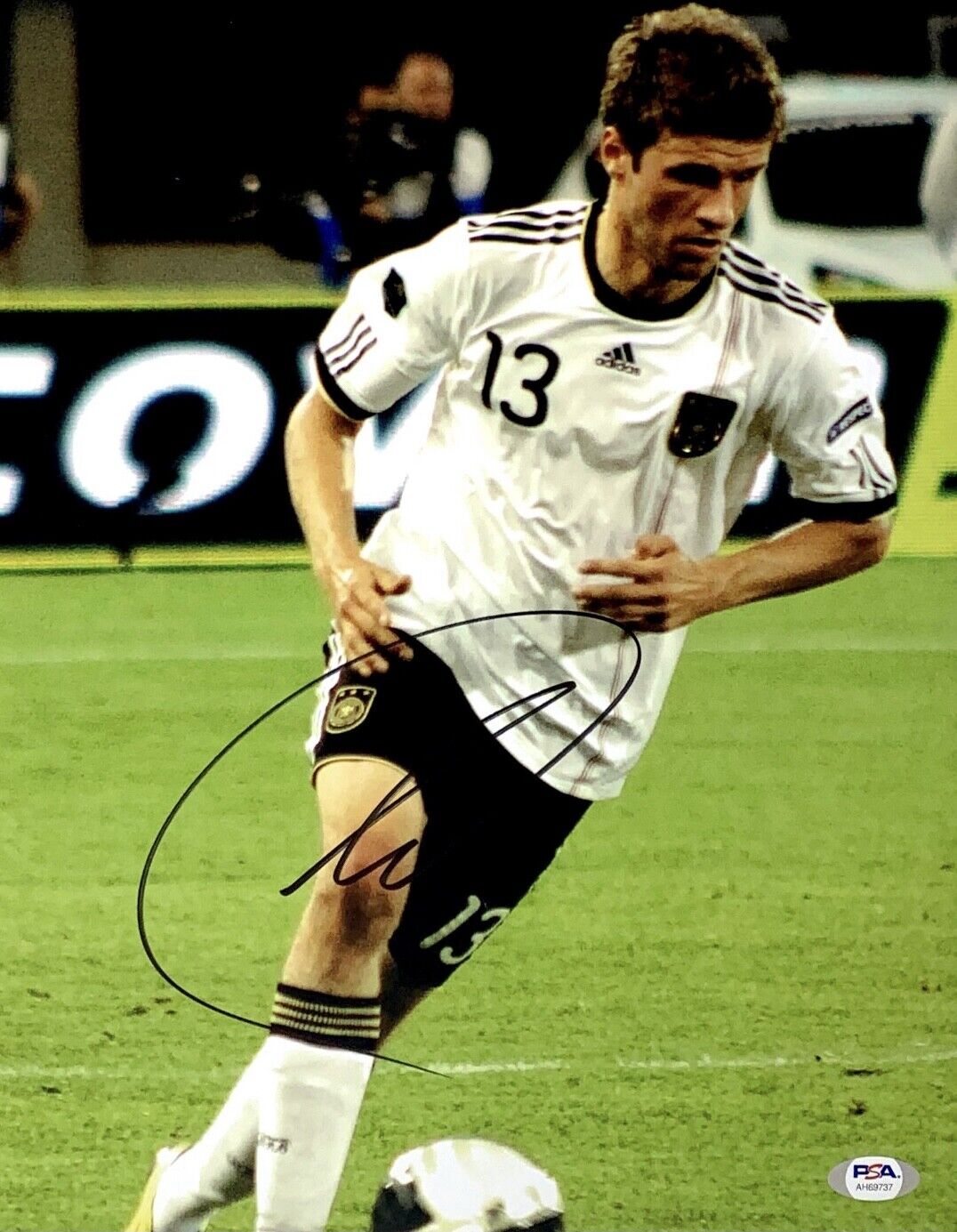 Thomas Muller Signed 11x14 Photo Poster painting PSA AH69737 Germany