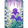 Diamond Painting -DIY Round Drill Iris(40x60cm)