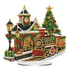 Christmas Train Special Shaped 2D Flat DIY Diamond Painting Ornament