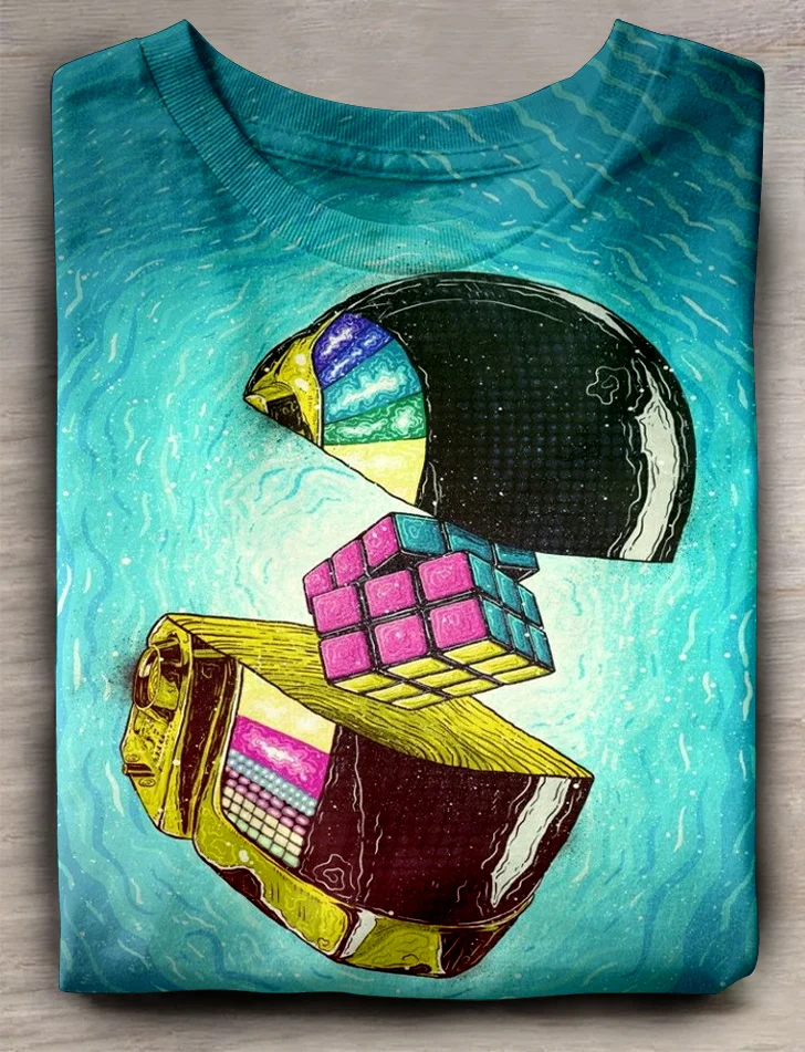 Eagerlys Daft Punk T-shirt Eagerlys