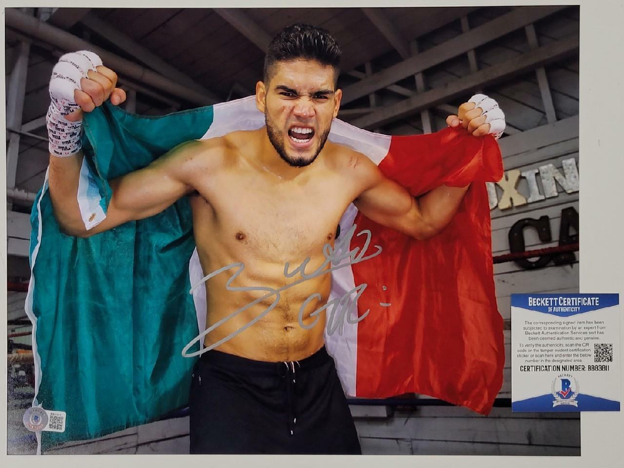 Gilberto Ramirez signed 11x14 Photo Poster painting WBO Boxing Champ Auto (E) ~ Beckett BAS COA